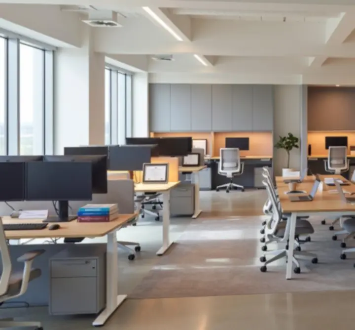 Modern corporate office environment representing industries served